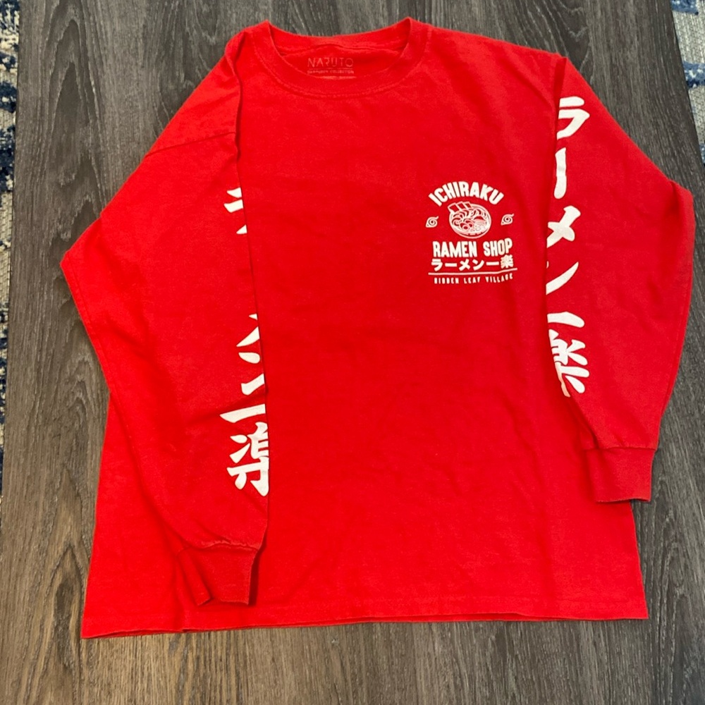 Naruto red long sleeve